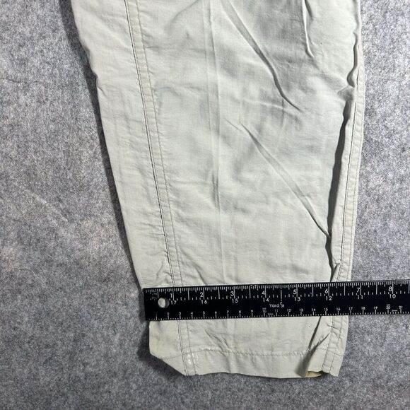 ExOfficio Pants Womens 6 Nylon Cargo Beige Outdoor Hiking Camping Stretch - Picture 6 of 10